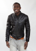 leather biker jacket